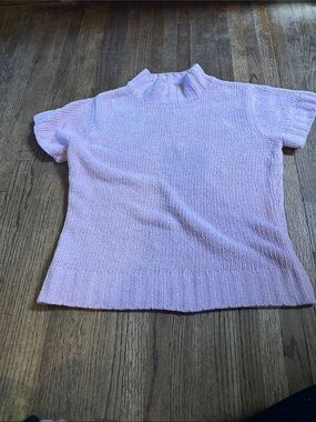 High Sierra Light Pink Short-Sleeve Knit Top